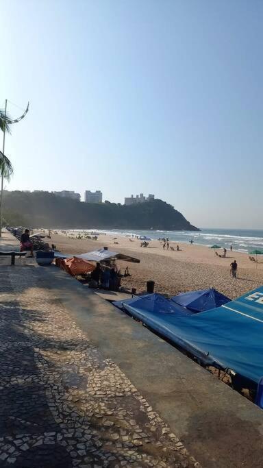 Apto Praia Do Tombo Guarujá Exterior foto